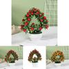 Faux Heartshaped Fruit Bonsai 42 Pack Decorative Artificial Flower For Home Office