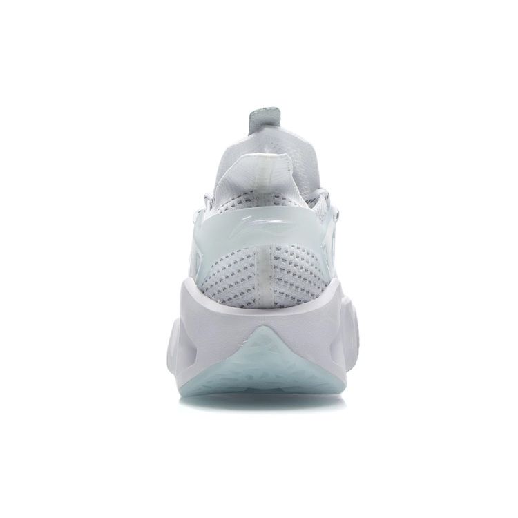 Li Ning Wudao 2.3 Shock Absorption One-Piece Weave Reflective Non-Slip Wear-Resistant Low-Top Basketball Shoes Men Basketball Shoes White AGBR045-2