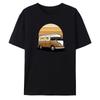 Unisex Sommer Muster Gedrucktes Kurzarm T-Shirt Modisches Und Einfaches Rundhals T-Shirt Vielseitiges T-Shirt
