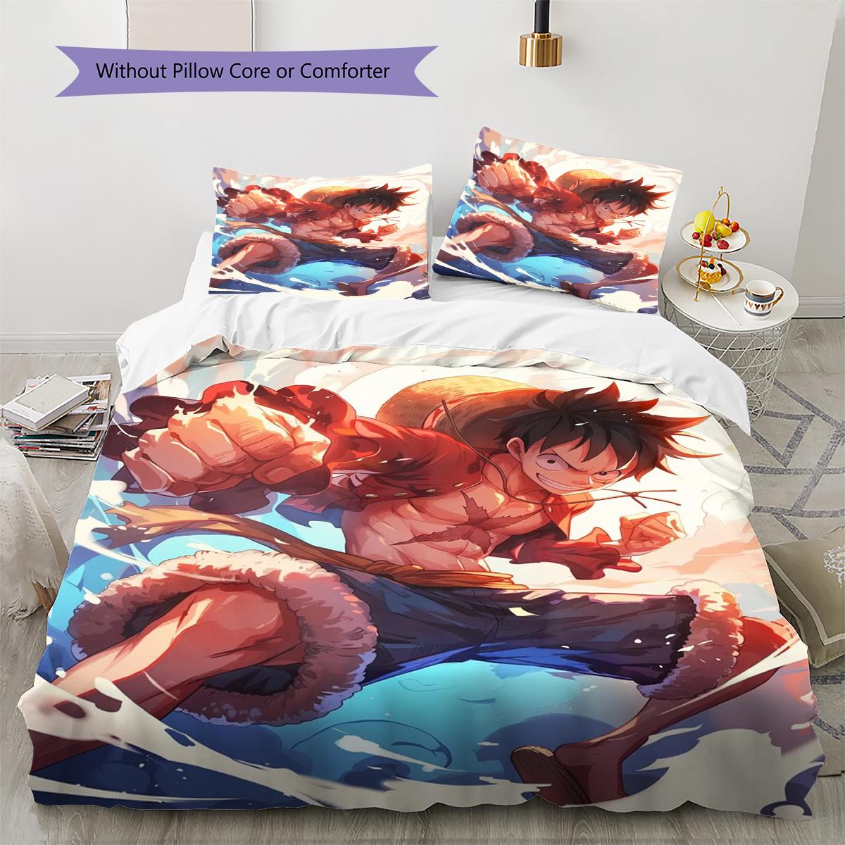 

Мультяшный Узор Комплект Постельного Белья Одеяло Пододеяльник Наволочка Домашний Декор Подарок на День Рождения (1 пододеяльник + 2 наволочки, без наполнителя) 135x200cm