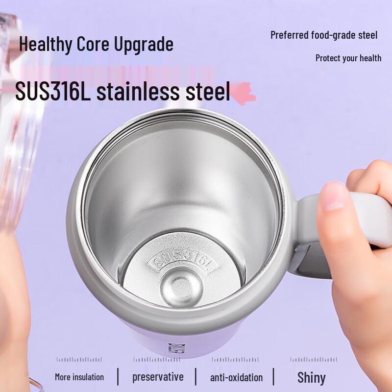 Diller Bell 1200ml Large Capacity Insulated Straw Travel Mug