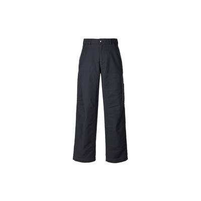 Life Double-Knee Solid Color Fashion Simple Zipper Casual Pants Men Pants Coal-Black FZ0131-060