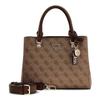 GUESS Bolso marrón claro marrón para mujer - Noelle II Bolso de hombro con múltiples compartimentos S Logo Latte / Marrón 327666
