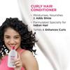 BBLUNT Curly Hair Conditioner With Coconut Water & Jojoba Oil For Hydrated Shiny Curls 250 Ml