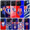 Şili U-Üniversite Logosu Yumuşak Kılıf Xiaomi Redmi Note 15 14 13 12 Pro Plus Telefon Kılıfı 14S 11S 11T 11E 10S 10 4G Desenli Sh