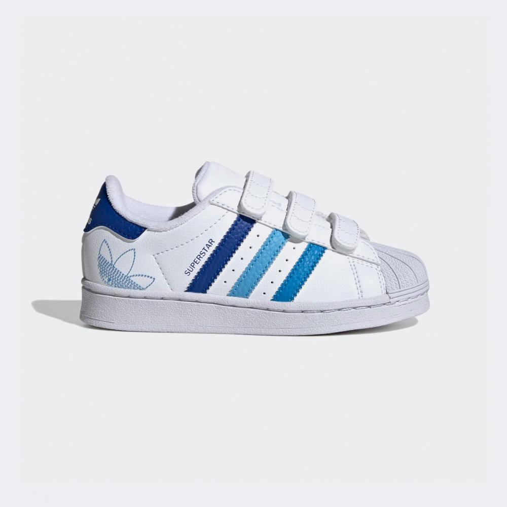 

Adidas Superstar Comfort Children If3577 Ftwht Royblu Seblbu 210