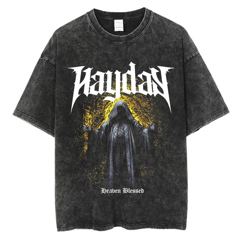 

100% Бавовна Прані Футболки Хіп-Хоп Ретро Панк Готичний Принт Футболки Харадзюку Повсякденний Вінтажний Чоловічий Жіночий Короткий Рукав Верхня Футболка L