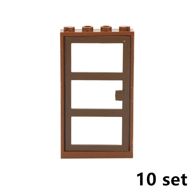 MOC City Friends House Parts Fence Stairs Ladder Gate Building Blocks Door Window Figures Garden Leduo DIY Accessories Bricks