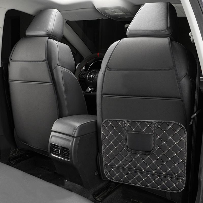 Anti Kick Mud Dirt Pad Car Seat Back Cover Protector For Kids Auto Organizer With Storage Pockets Protects Against Mud Dirt For