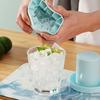 1 Easy - to - use Quick - freeze Silicone Ice Tray - Durable Plastic Mold for Fruit Juice Ice Cubes