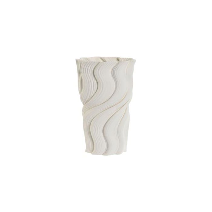 Vase moderne en grès - Home ESPRIT - Blanc - 16x16x26 cm - Multicolore - Décoration intérieure