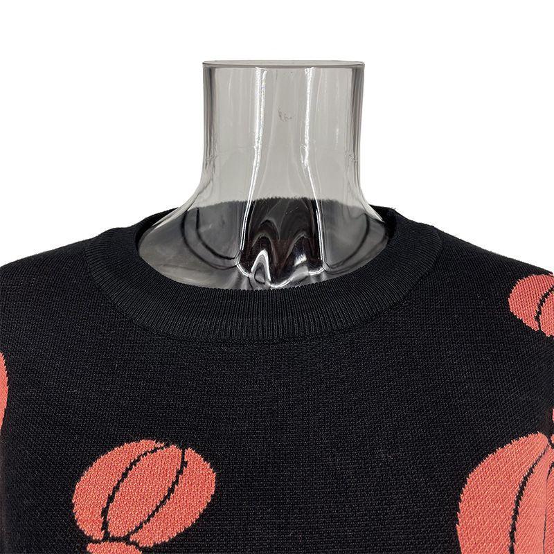 Beach Fashion 2024 Women's Clothing Loose Casual Halloween Pumpkin Sweater Versatile Stylish Fall and Winter New Product