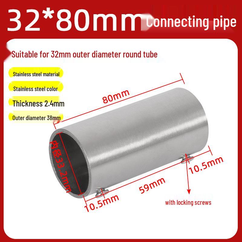 Nerezové konektory pro trubky o průměru 25-51 mm