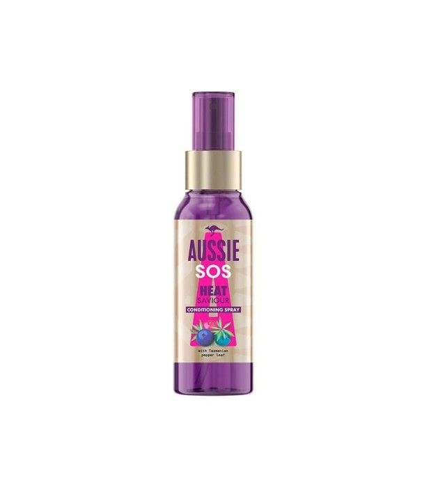 Spray Protecteur Contre La Chaleur - AUSSIE - SOS Heat Saviour - Cheveux abîmés - 100 ml