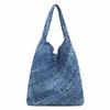 Yijinyuan Denim Large-capacity Tote Bag Women High-quality Hand-woven Mother-child Niche