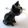 TROIKA (Troika) Black Cat Keyring Felix KR16-22/BK Black Cat Keychain Accessory Charm