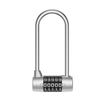 5 Digit Combination Padlock 4.65 Inch Long Shackle Resettable Padlock Lengthened Gym Lock Waterproof for School Gym Locker Fence