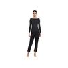 Nike Long Sleeve Training Pullover Women Tops Black DA0720-010