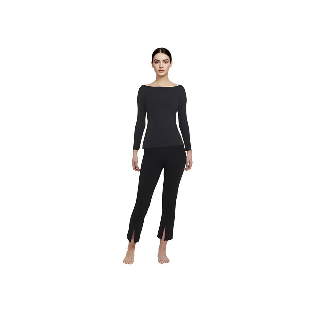 Nike Long Sleeve Training Pullover Women Tops Black DA0720-010