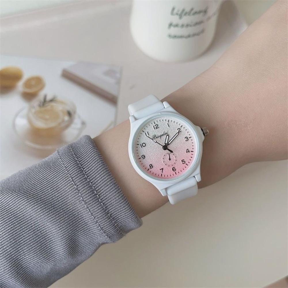 Quartz Movement Quartz Watch Silicone Strap Watch Fashion Women s Watch  Gift