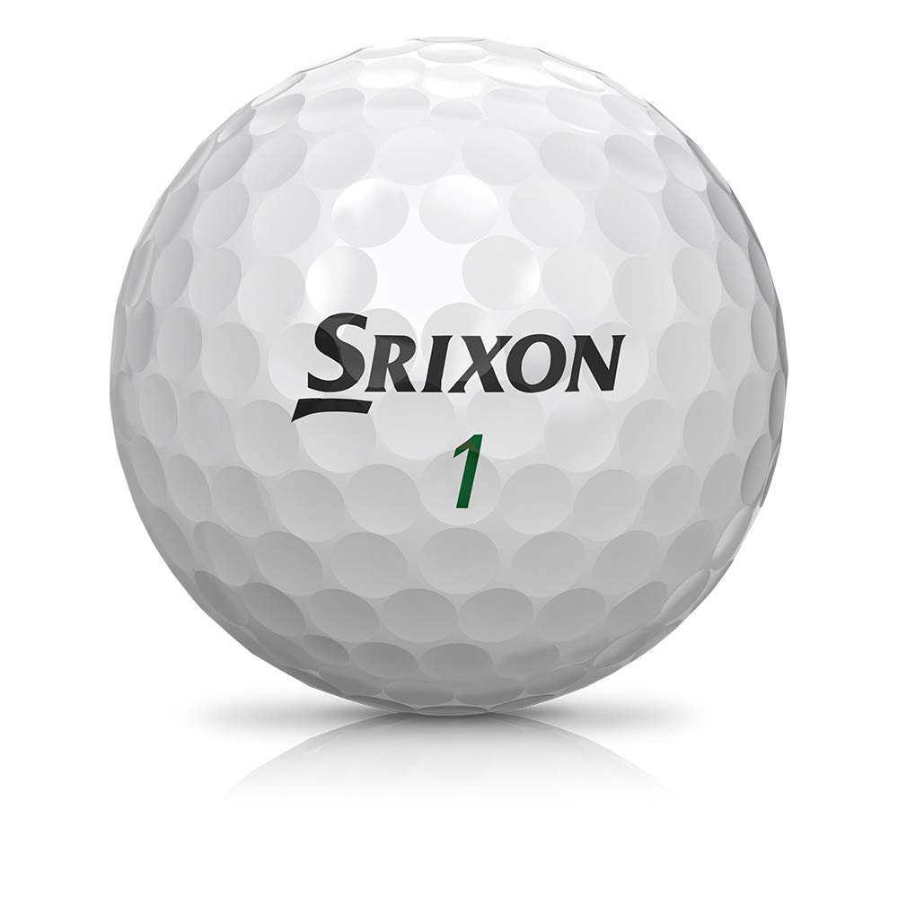Srixon SOFT FEEL Ionomer Cover Golf 1 Imported from the USA Men's 2-Piece Balls, Dozen, White,