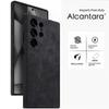 100% Italia Alcantara Lær Magnetisk Deksel for Samsung S24 S25 Ultra Plus S25+ med Magsafe Premium Materiale Luksus Telefonddeksel