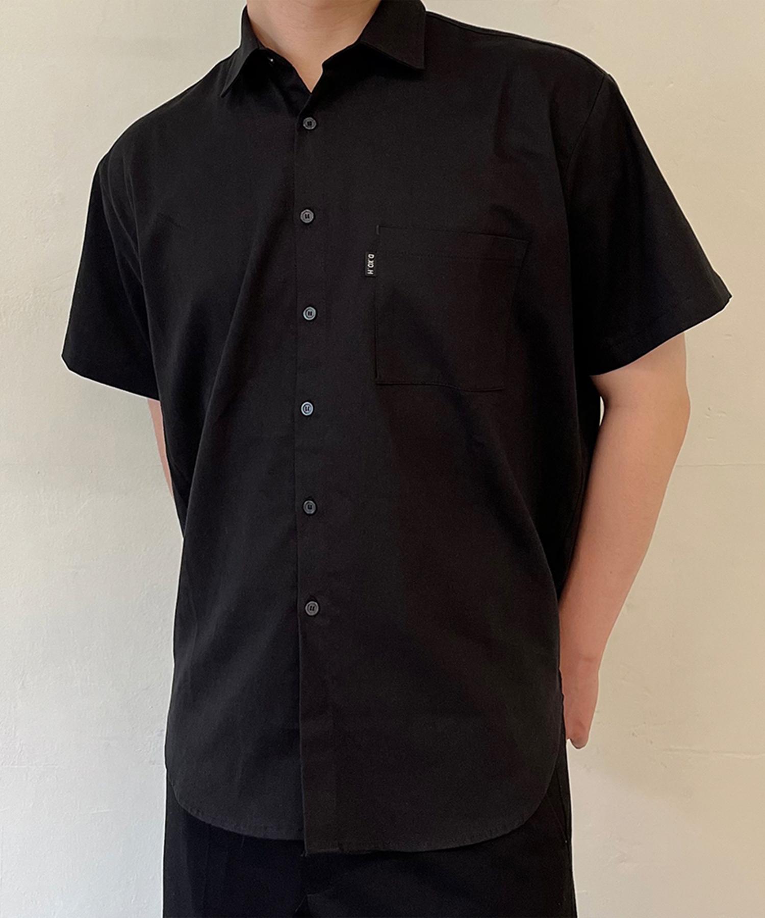 D So H Minimalist Oversized Shirt Black Free
