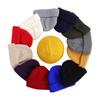 Hat Hip Hop Solid Color Men Docker Cap Korean Style Beanie Hats Women Skullcap Knitted Brimless Hat