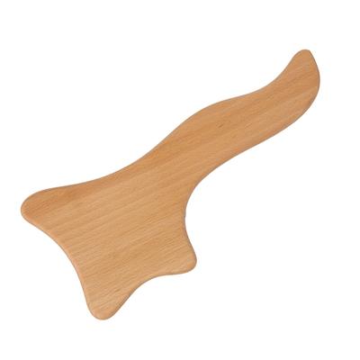 Gua Sha Board Men Women Wooden Ergonomic Muscle Relaxation Lymphatic Drainage Scraping Massage Tool