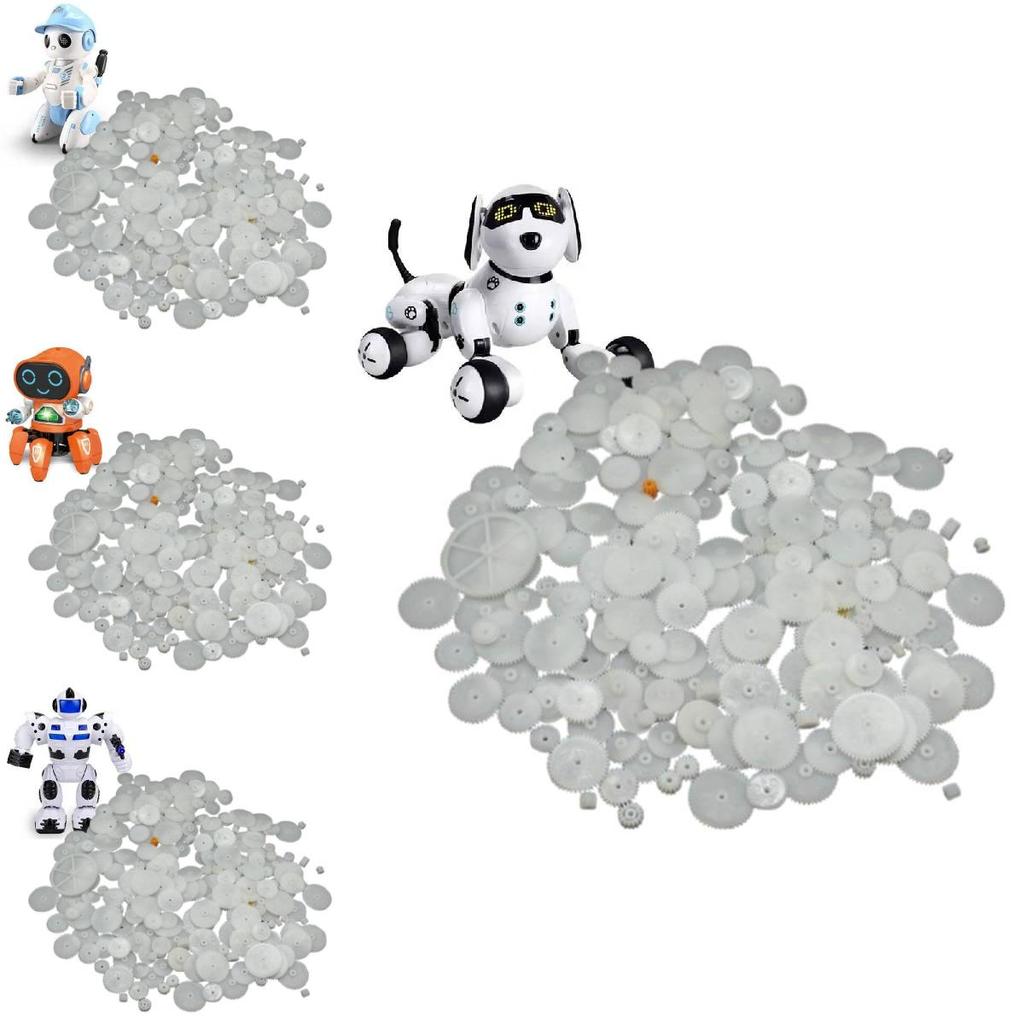 Assorted Plastic Gear Pack For Diy Motorized Toys With 200 Durable Gears Included