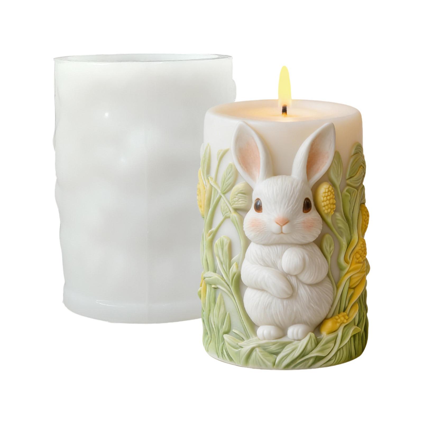 Easter Aromatherapy Gypsum DIY Silicone Mold One Size белый