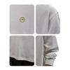 Autumn Simple Embroidered Long-Sleeved T-Shirt Men'S 50G Heavy Knitted Bottoming Shirt American Trendy Sweater