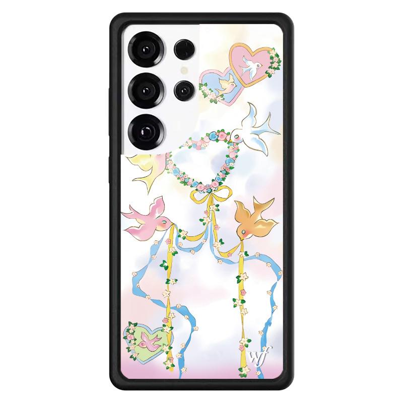 Wildflower Girls Nessa Barrett Phone Case for Samsung S23 S24 S25 S26 Ultra wf Girls Sandy Liang Star cartoon shockproof cover