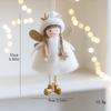 New Christmas Plush Angel Doll Pendant Ornaments Xmas Tree Hanging Decorations For Home Festive Party Decor 2025 New Year Gifts