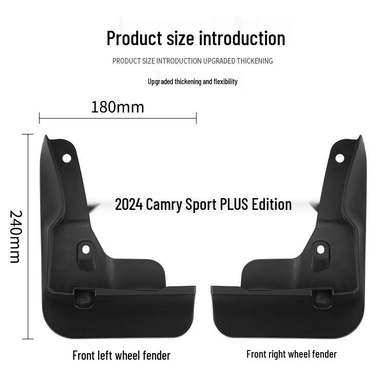 Leather Mudguards for 2024-2025 Toyota Camry Sport