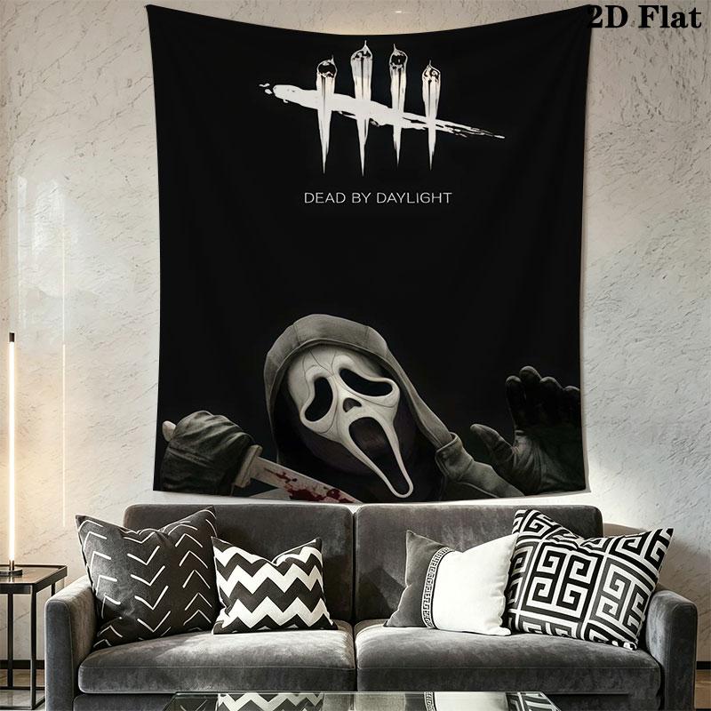 Dead by Daylight Wall Hanging Printed Fabric Blanket Decorative Tapestries for Bedroom Living Room Home Decor