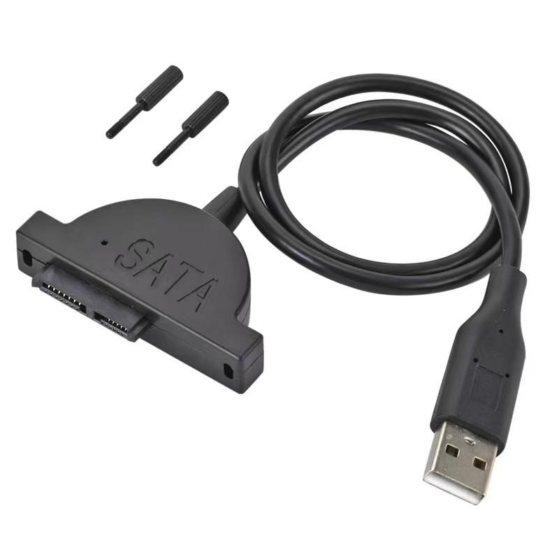 Usb 2.0 Sata Cable Optical Driver Adapter Cable Cd/Dvd-Rom Drive Cable For Pc Laptop Notebook