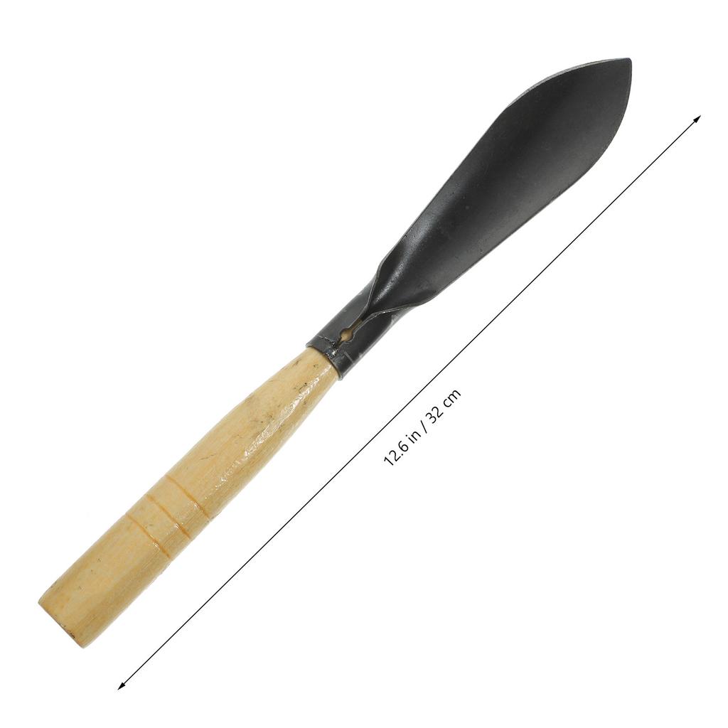 Garden Trowel Hand Shovel with Wooden Handle - Ergonomic Garden Tool for Digging, Planting, and Soil Loosening