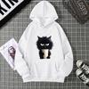 Hot-selling ribbed bottom pendulum sweater European and American animal cat print sweatshirt special couple jumper