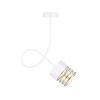 Ceiling Lamp 1xE27 ROYAL WHITE/GOLD