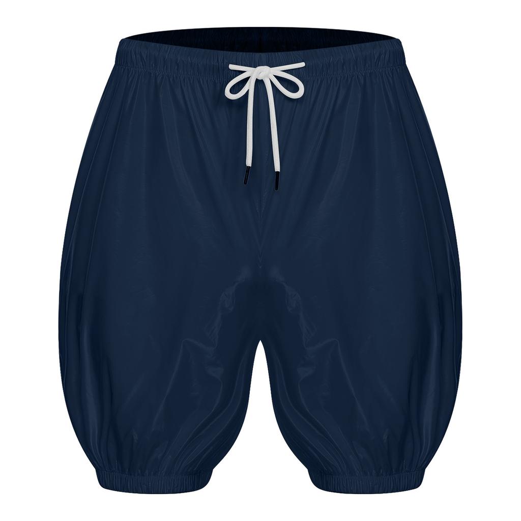 Unisex Adults Waterproof Reusable Diaper Cover Elastic Waistband Drawstring Leak Proof Washable Incontinence Shorts