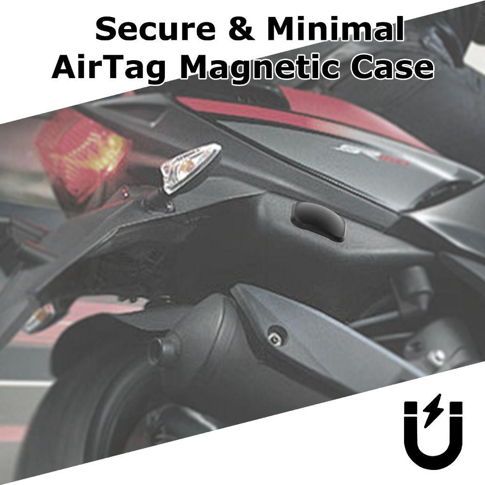 Anti-Lost Tracker Protector Silicone Holder Cover for AirTag for Car Motorcycle Bicycle