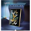 Room Cuadros Salon Big Yelloow Butterfly N Print Abstract Golden Blue Butterfly Wall Art Modern Wall Pictures For Living No Frame