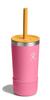 Stainless Steel Kids Tumbler with Straw Lid, 12oz (354ml), Dahlia Design, Insulated Water Bottle (Official Japanese Product)