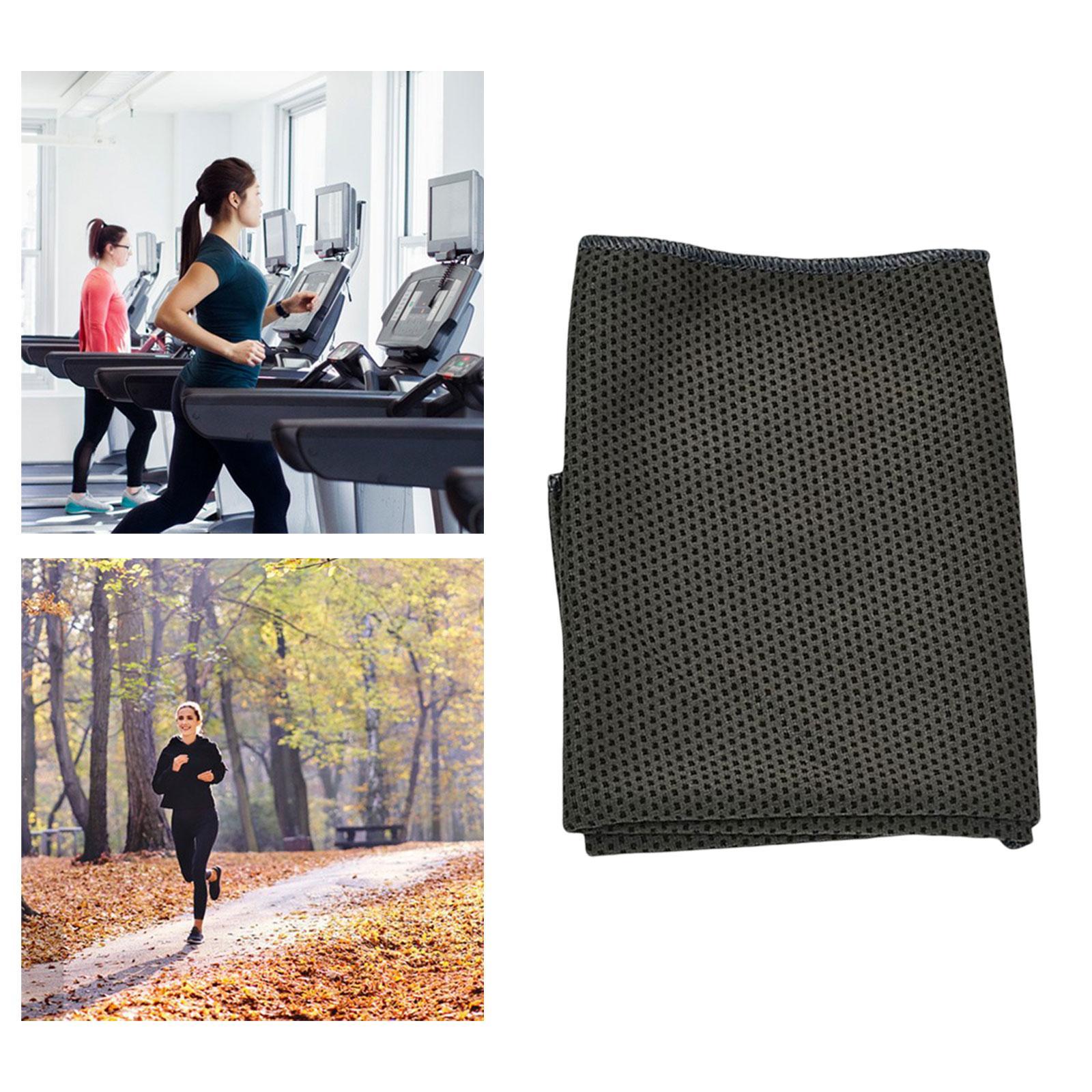 

Охлаждающее полотенце Дышащее полотенце для пота 40 x 12 дюймов Холодная ледяная повязка на голову и шею темно-серого