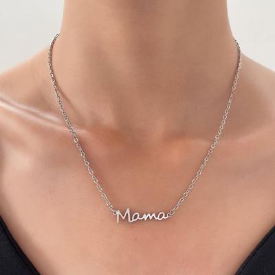 Mama Halskette Kleine Mama Anhänger Halskette Muttertags Schmuck Geschenk für neue Mutter