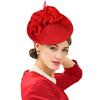 Women's Derby Hat Tea Party Fascinator Kentucky Church Hats Cocktail Wedding Pillbox Hat Headband