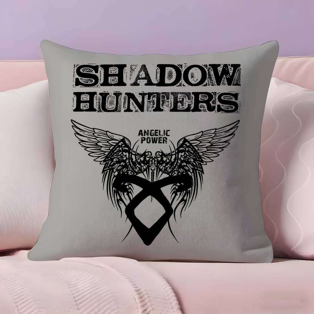 S-Shadowhunters Hot TV Pillow Case  Ultra Soft Skin Friendly Fabric Cloud Like Comfort & Concealed Zipper