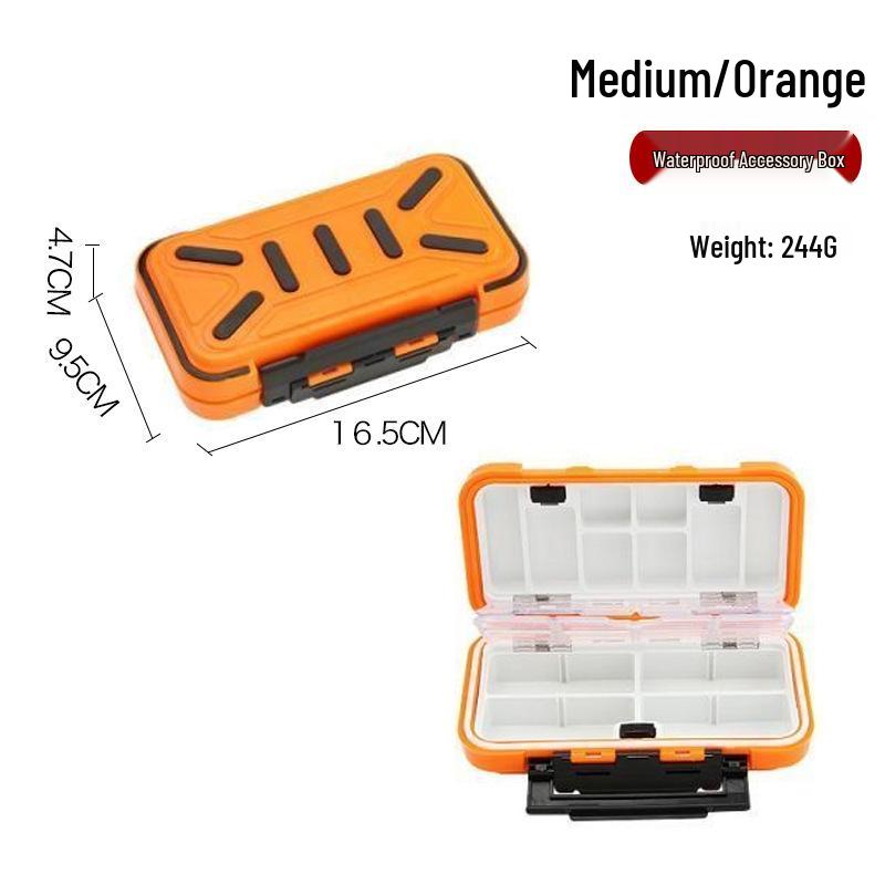 Wasserdichte Tragbare Aufbewahrungsbox für Angelköder und Jigköpfe