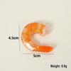 PVC Shrimp Keychain Props - Funny Kitchen & Dining Toy Models